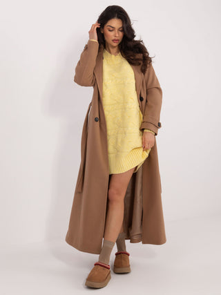 Sweter-AT-SW-2367.76P-jasny żółty