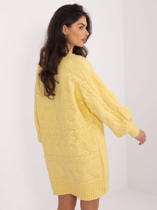 Sweter-AT-SW-2367.76P-jasny żółty