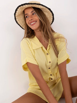 Koszula-MO-KS-F071.00-jasny żółty