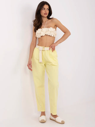 Spodnie-DHJ-SP-20506.79-jasny żółty