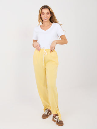 Spodnie-MI-SP-P6845.68-jasny żółty