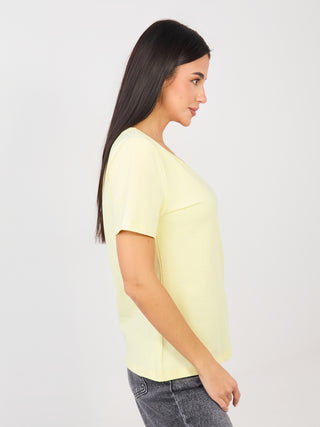 T-shirt-RV-TS-A1095.33-jasny żółty