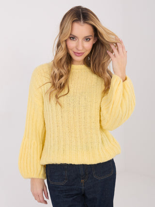 Sweter-MI-SW-1215.97-jasny żółty