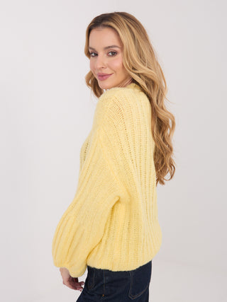 Sweter-MI-SW-1215.97-jasny żółty