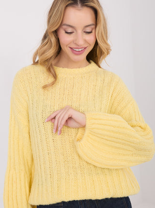 Sweter-MI-SW-1215.97-jasny żółty