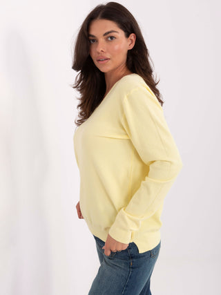 Sweter-PM-SW-SY5511.78-jasny żółty