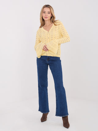 Sweter-PM-SW-SF118.86-jasny żółty