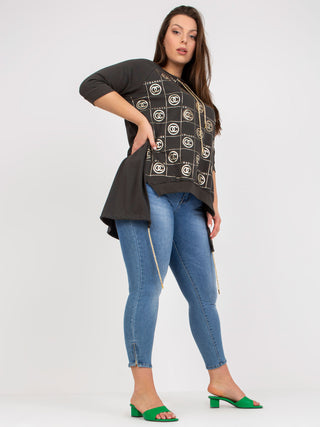 Sukienka-RV-SK-7726.56P-ciemny khaki