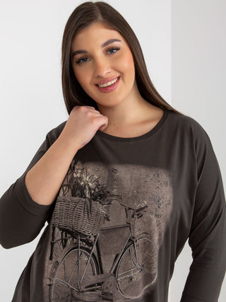 Bluzka-RV-BZ-8549.62P-ciemny khaki