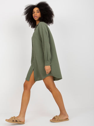 Koszula-TW-KS-BI-82639.16X-khaki