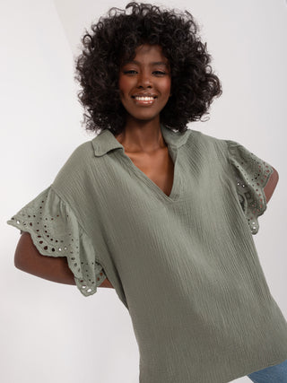 Bluzka-DHJ-BZ-6993.06-khaki