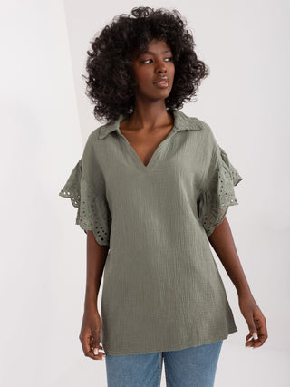 Bluzka-DHJ-BZ-6993.06-khaki