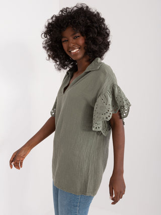 Bluzka-DHJ-BZ-6993.06-khaki