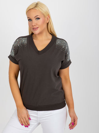 Bluzka-RV-BZ-8541.35-ciemny khaki