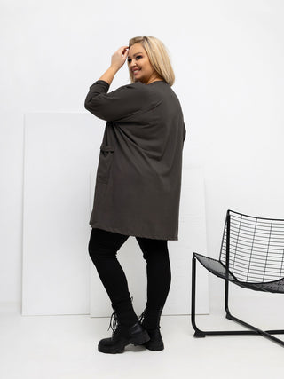 Bluzka-RV-BZ-A1076.00-ciemny khaki