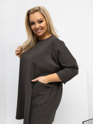 Bluzka-RV-BZ-A1076.00-ciemny khaki