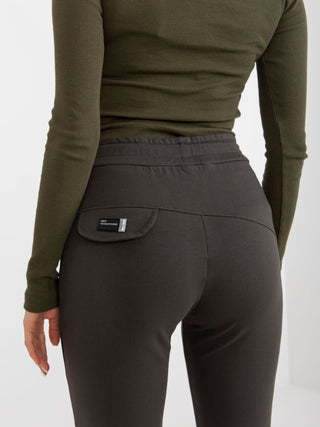 Spodnie dresowe-RV-DR-8369.89P-ciemny khaki