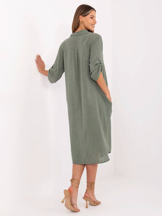 Sukienka-TW-SK-BI-24135.81-khaki