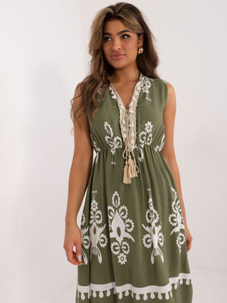 Sukienka-DHJ-SK-12616.13-khaki