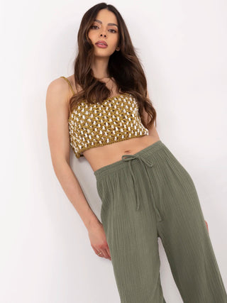 Spodnie-TW-SP-BI-3204.70-khaki