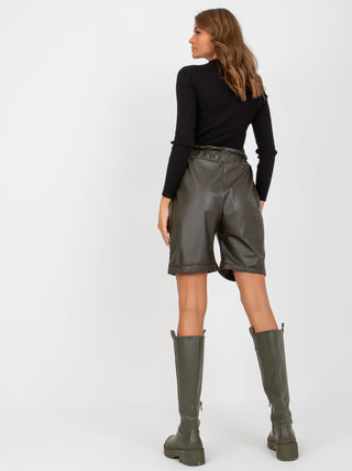 Szorty-VI-SN-155.65P-ciemny khaki