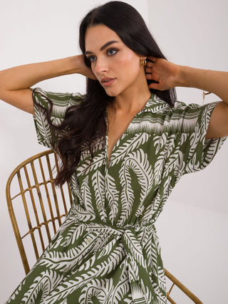 Sukienka-DHJ-SK-19208.09X-khaki