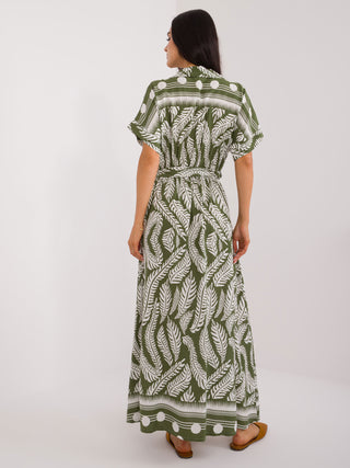 Sukienka-DHJ-SK-19208.09X-khaki