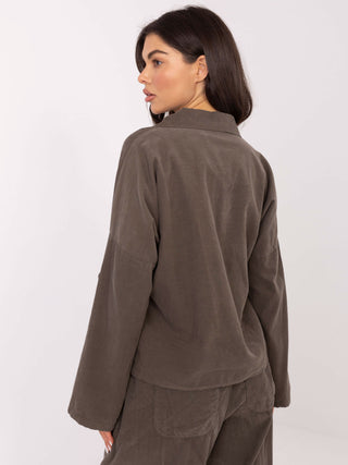 Koszula-IT-KS-22390.81-ciemny khaki