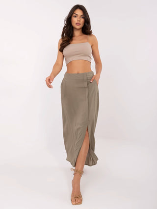 Spódnica-D73761M50222A-khaki
