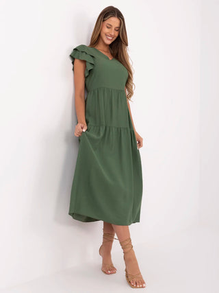 Sukienka-MI-SK-A2489.21-khaki