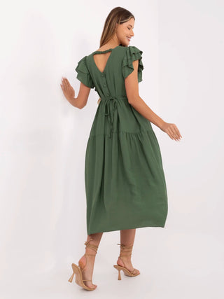 Sukienka-MI-SK-A2489.21-khaki