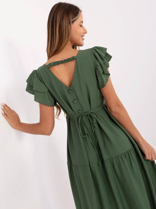 Sukienka-MI-SK-A2489.21-khaki