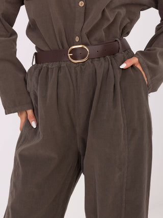 Spodnie-IT-SP-258009.83-ciemny khaki