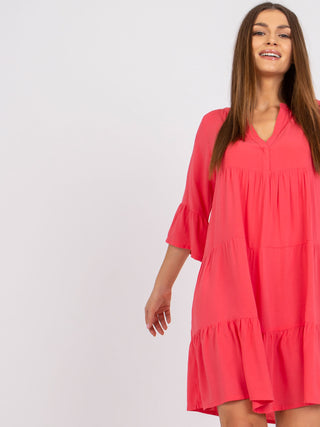 Sukienka-D73761M30214A2-koralowy
