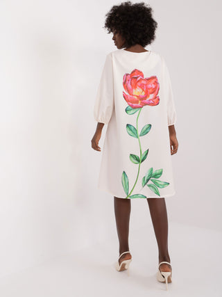 Sukienka-DHJ-SK-18808-1.34-ecru