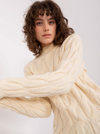 Sweter-AT-SW-2235.00P-jasny beżowy