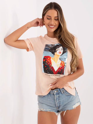 T-shirt-PM-TS-SS21TX04.31-łososiowy