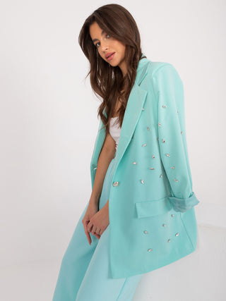 Marynarka-DHJ-MA-18251.47-mietowy