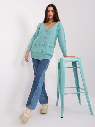 Sweter-AT-SW-2241.36P-mietowy