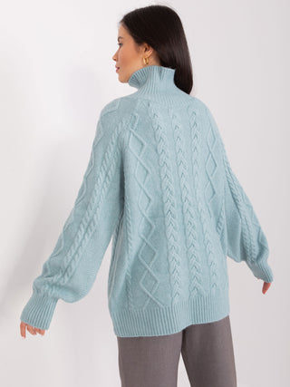 Sweter-AT-SW-2355-2.30X-ciemny miętowy