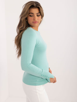 Sweter-PM-SW-LV308.98-mietowy