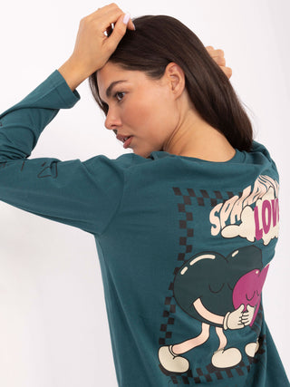 T-shirt-D12022M02688B-morski