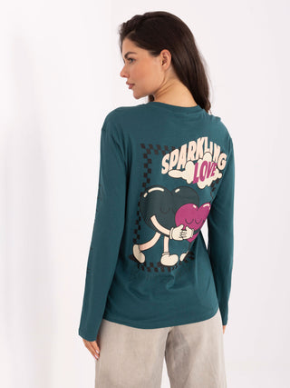 T-shirt-D12022M02688B-morski