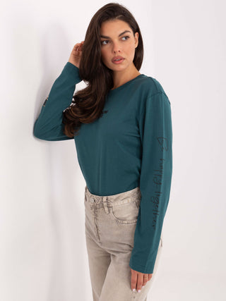 T-shirt-D12022M02688B-morski