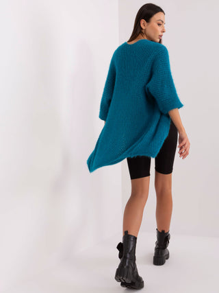 Kardigan-DHJ-SW-6611.12P-morski