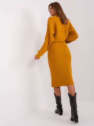 Spódnica-AT-SD-2331.00P-ciemny żółty