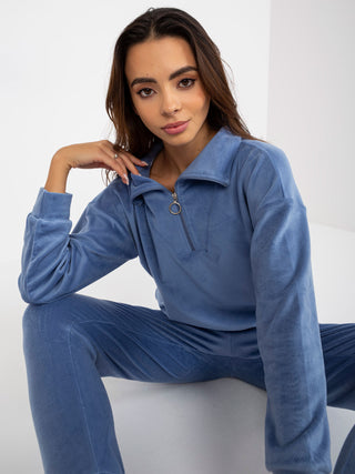 Piżama-BR-PI-9117-ciemny niebieski