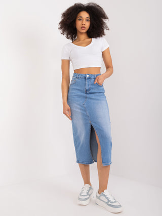 Spódnica-HM-SD-F-3998.39-niebieski