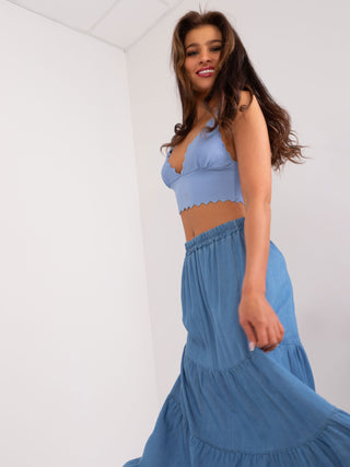 Spódnica-DHJ-SD-5213.92-niebieski