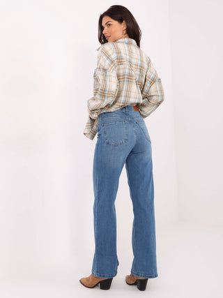 Spodnie-D85083BI62544M319-niebieski